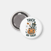 Abstrakte Halloween-Katze Magnet (Vorderseite/Rückseite)