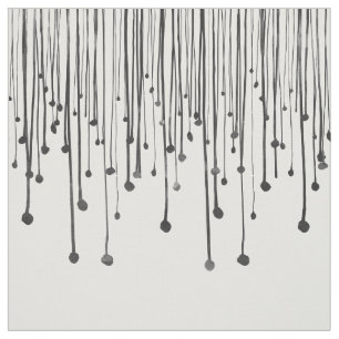 Abstrakte Hand gezeichnete Schwarz-weiße Stoff