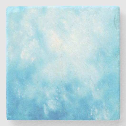 Abstrakte Hand gezeichneter Steinuntersetzer (Vorderseite)