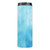 Abstrakte Hand gezeichneter Thermosbecher (Rückseite)