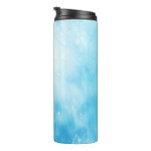 Abstrakte Hand gezeichneter Thermosbecher (Nach rechts gedreht)