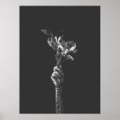 abstrakte Hand halten Blume Feinkunstwerk Poster (Vorne)