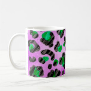 Abstrakte Hand Zeichnend Furry Brush Strokes Nahtl Kaffeetasse