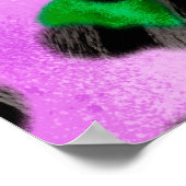 Abstrakte Hand Zeichnend Furry Brush Strokes Nahtl Poster (Ecke)