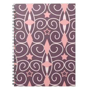 Abstrakte Hand Zeichnend geometrische Formen Notizblock
