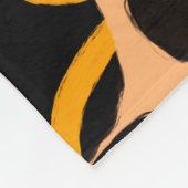 Abstrakte Hand Zeichnend geometrische Formen Pinse Fleecedecke (Ecke)