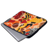 Abstrakte Hand Zeichnend geometrische Formen Pinse Laptopschutzhülle (Vorne Knopf)