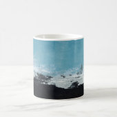 Abstrakte handbemalte Landschaft Kaffeetasse (Mittel)
