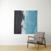 Abstrakte handbemalte Landschaft Wandteppich (Beispiel (Horizontal))