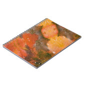 Abstrakte handbemalte Wasserfarbe. Netter Hintergr Notizblock (Linke Seite)