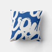 Abstrakte handGezeichnet Kreise Kissen (Rückseite)