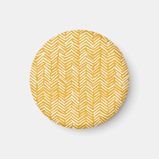 Abstrakte handgezeichnet Linien, Hipster Textur. Magnet (Vorne)