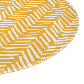 Abstrakte handgezeichnet Linien, Hipster Textur. Schneidebrett (Ecke)