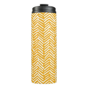 Abstrakte handgezeichnet Linien, Hipster Textur. Thermosbecher