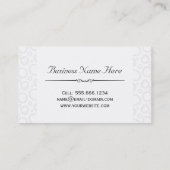 Abstrakte handgezeichnete Kreise und das Logo für Visitenkarte (Rückseite)