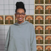 Abstrakte Handwerksbewegung der Floraler Künste au Fliese