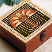 Abstrakte Handwerksbewegung der Floraler Künste au Fliese