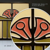 Abstrakte Handwerksbewegung des Mittelalters Fliese