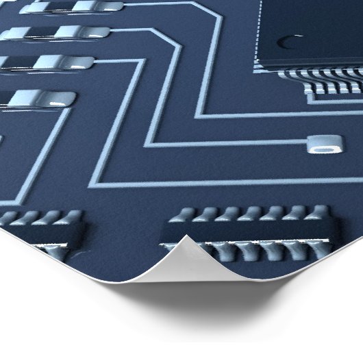 Abstrakte Hardware Poster (Ecke)