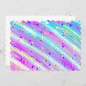 Abstrakte Harmonie Einladung (Vorne/Hinten)