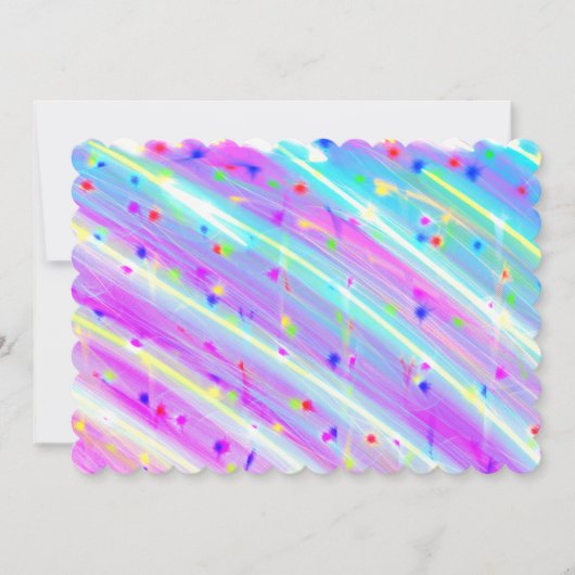 Abstrakte Harmonie Einladung (Vorderseite)