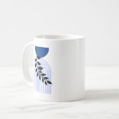 Abstrakte Harmonie Kaffeetasse (Vorderseite Links)