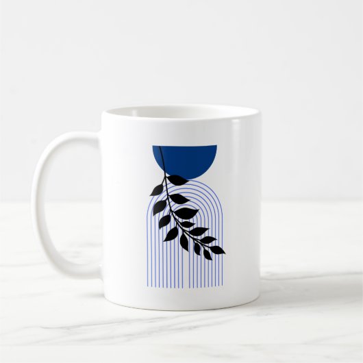 Abstrakte Harmonie Kaffeetasse (Links)