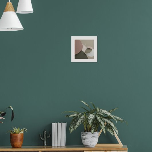Abstrakte Harmonie | Mute Tone - Überschneidungen Poster (Wohnzimmer 1)