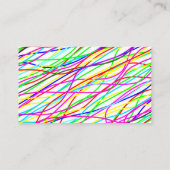 Abstrakte Harmonie Visitenkarte (Rückseite)