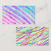 Abstrakte Harmonie Visitenkarte (Vorne/Hinten)