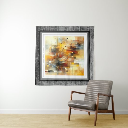 Abstrakte Harmonie Wandteppich (Beispiel (Horizontal))