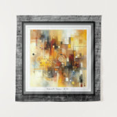 Abstrakte Harmonie Wandteppich (Vorderseite)