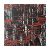 Abstrakte Hashtags Fliese (Vorderseite)