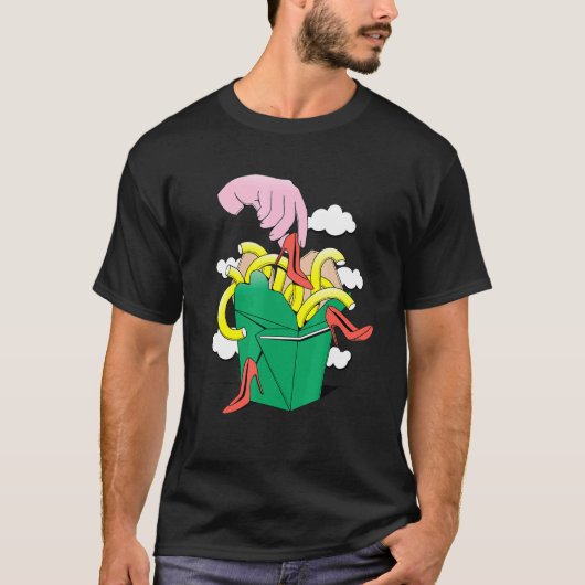 Abstrakte Heels im Kastendesign T-Shirt (Vorderseite)