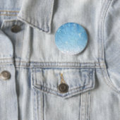 Abstrakte hellblaue Herzen Button (Beispiel)