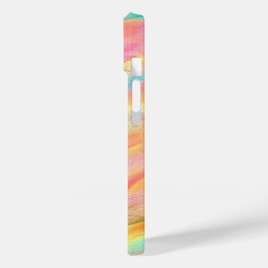 Abstrakte, helle Farbe Case-Mate iPhone Hülle (Rückseite / Links)