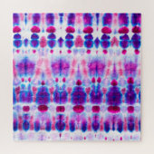 Abstrakte, hellrote Gelbe Kunst Puzzle (Horizontal)