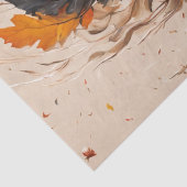 Abstrakte Herbst-Herbstlaube Folien-Dekoupage Seidenpapier (Detail)