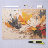 Abstrakte Herbst-Herbstlaube Folien-Dekoupage Seidenpapier (Handwerk)