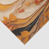 Abstrakte Herbst-Herbstlaube Folien-Dekoupage Seidenpapier (Detail)