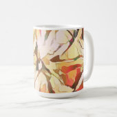 Abstrakte Herbstblume Verwandlungstasse (VorderseiteRechts)