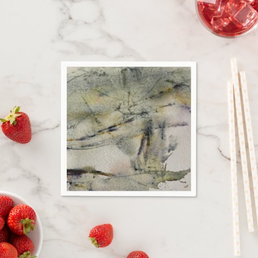 Abstrakte Herbstfarben Landschaft 2 Serviette (Beispiel)
