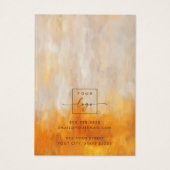 Abstrakte Herbstfarben, Ohrring (Rückseite)