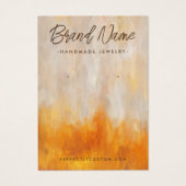 Abstrakte Herbstfarben, Ohrring (Vorderseite)