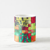 Abstrakte Herbstfliesen Kaffeetasse (Mittel)