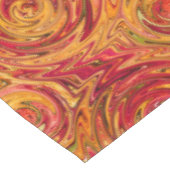 Abstrakte Herbstfolien Tischdecke (Schrägansicht)