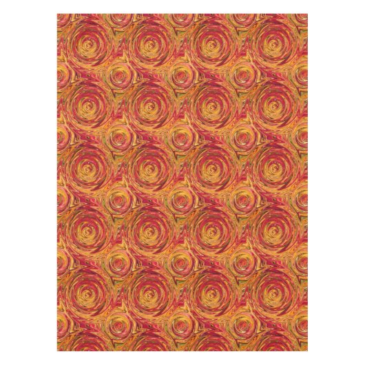 Abstrakte Herbstfolien Tischdecke (Vorderseite)