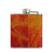 Abstrakte Herbstfotografie aus dem Ahornleaf Flachmann (Rückseite)