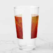 Abstrakte Herbstfotografie aus dem Ahornleaf Glas (Rechts)