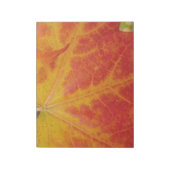 Abstrakte Herbstfotografie aus dem Ahornleaf Notizblock (Rotiert)